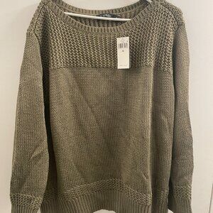 New (never worn) Ralph Lauren Mixed Stitch Boatneck Sweater